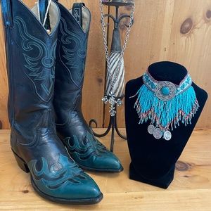 Larry Mahan Ladies  Western Boots